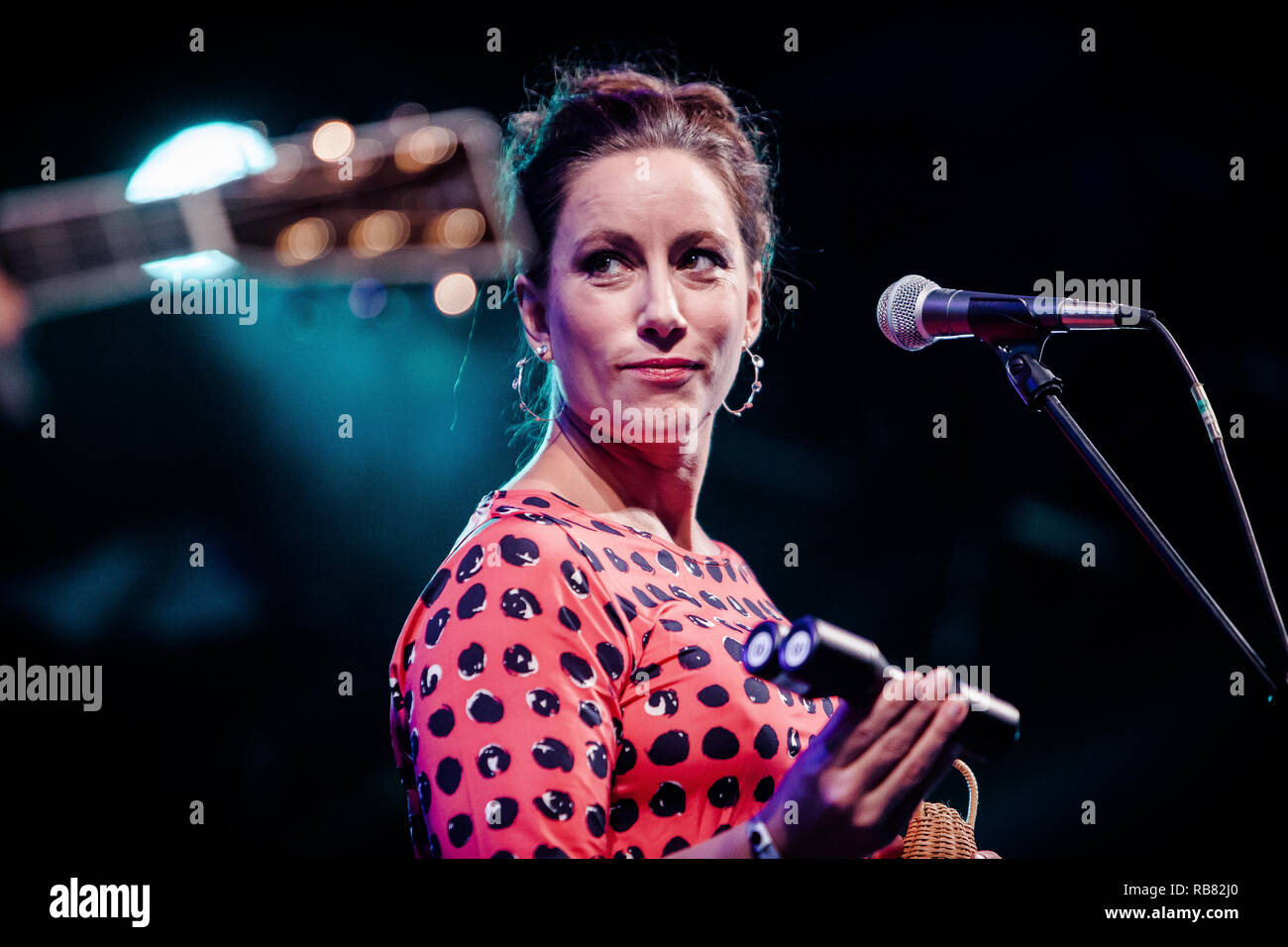 Lisa Nilsson The Swedish Singer And Songwriter Performs A Live Concert At The Danish Folk Blues And Country Music Festival Tonder Festival 15 Denmark 29 08 15 Excluding Denmark Stock Photo Alamy