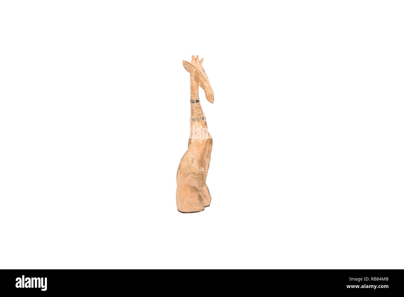 giraffe state isolated on white background Stock Photo