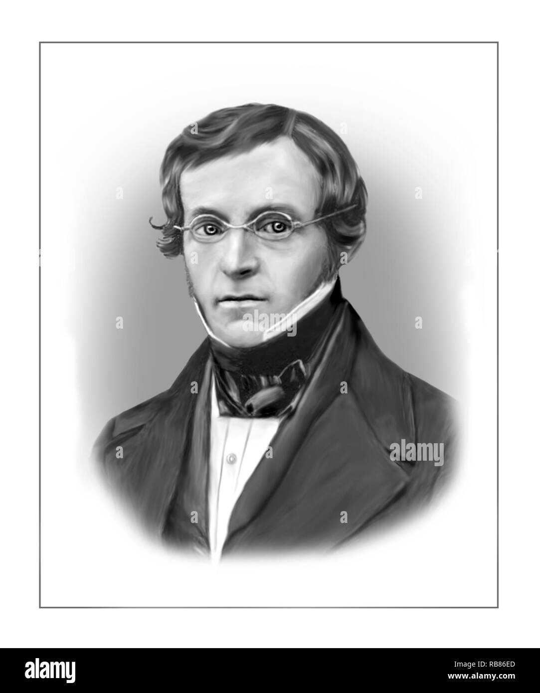 Arnold Arthur Berthold 1803-1861 German Scientist Physiologist Zoologist Stock Photo