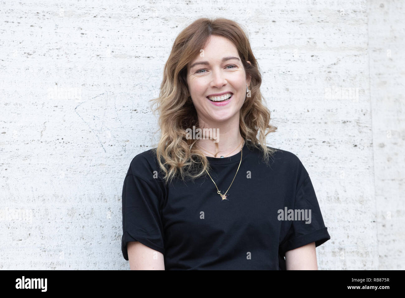 Cristiana Capotondi and Diana Del Bufalo attends at photocall of 'Attenti al Gorilla' in Rome Stock Photo