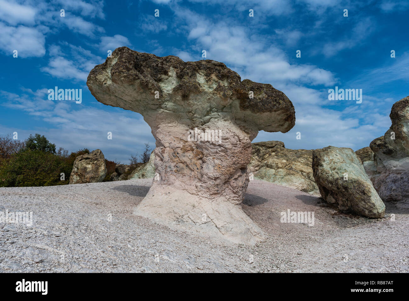 mushroom from rock, natural stone formation Stock Photo - Alamy