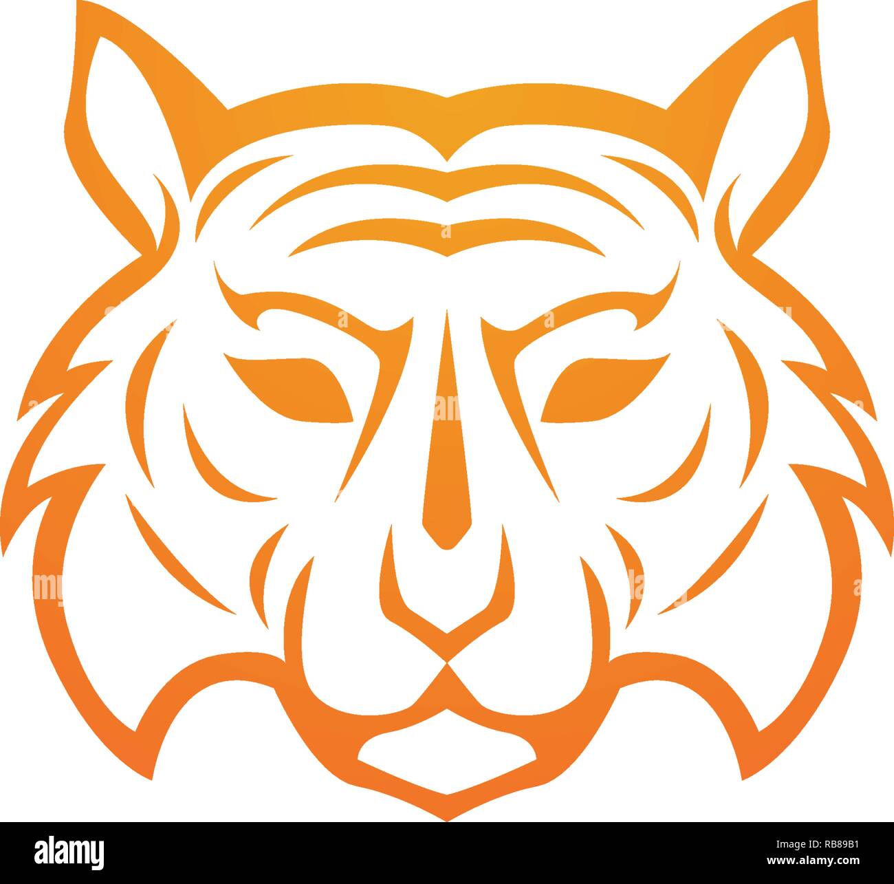 Tiger logo template vector icon design Stock Vector Image & Art - Alamy