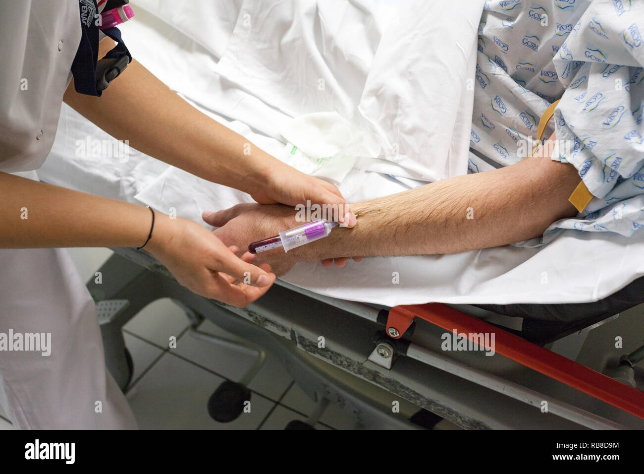 Emergency department in the hospital of Aix en Provence Stock Photo