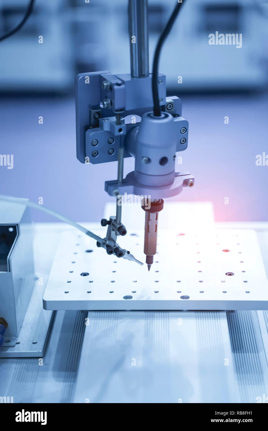 soldering iron tips of robotic system for automatic point soldering for