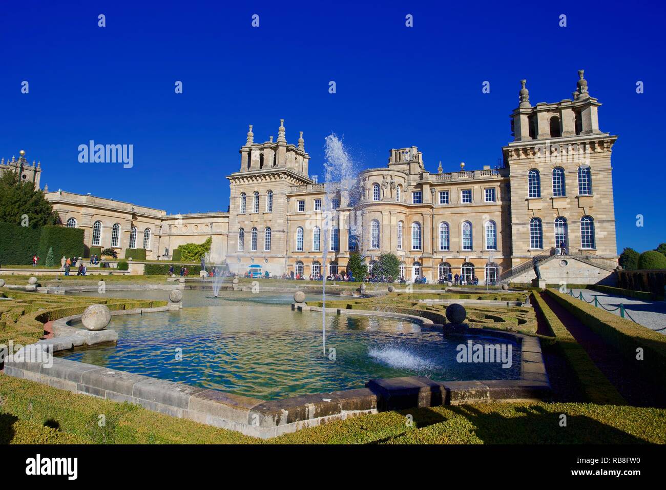 Blenheim Palace, Oxfordshire, England Stock Photo