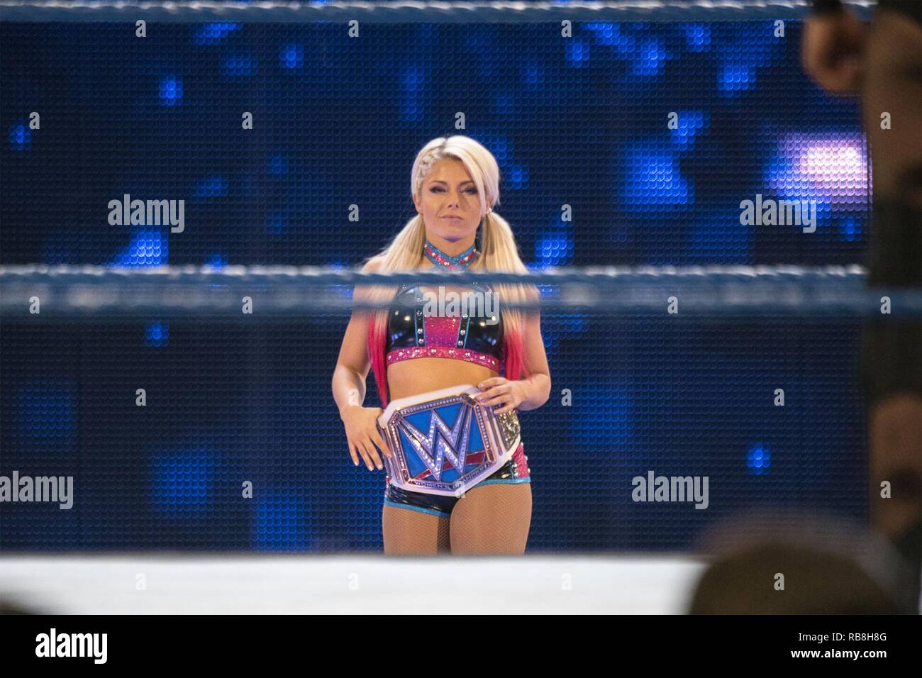 WWE performer Alexa Bliss participates in the 14th Annual Tribute to