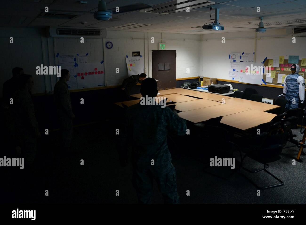 Expeditionary Active Shooter Training Students Practice