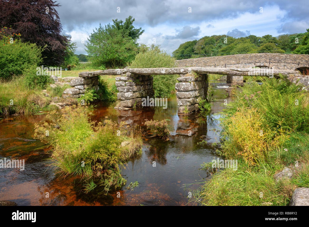 Two Bridges in Dartmoor, Devon, UK Stock Photo
