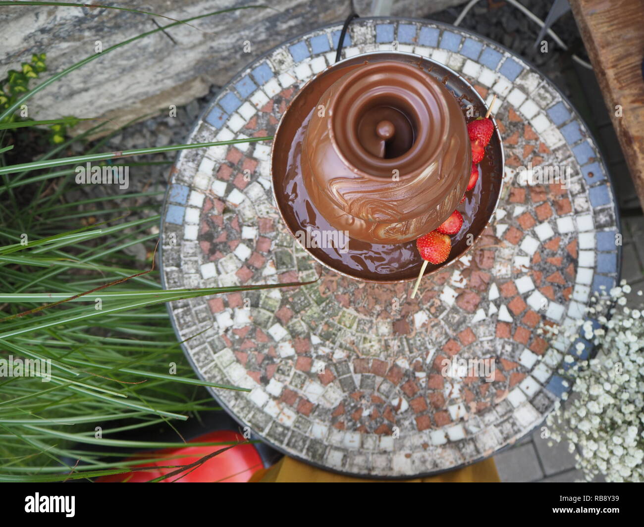 Chocolate Fountain Bird Best Decorations