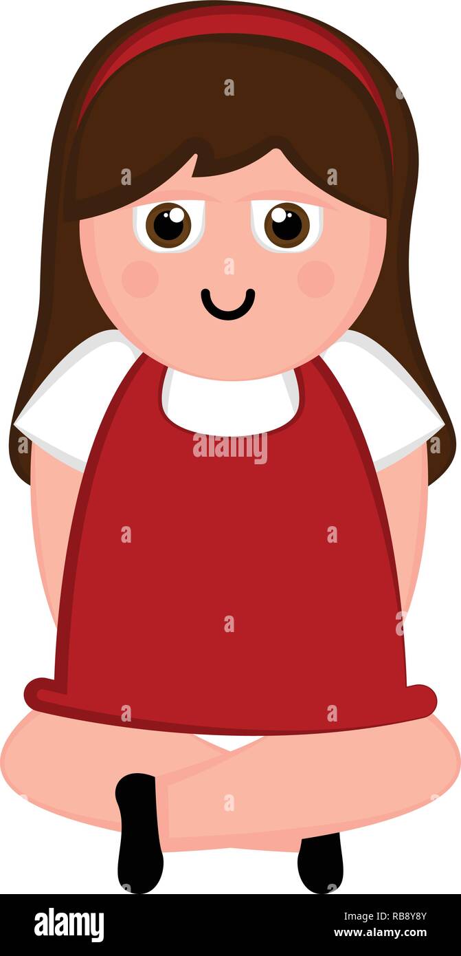 Isolated happy woman image. Vector illustration design Stock Vector
