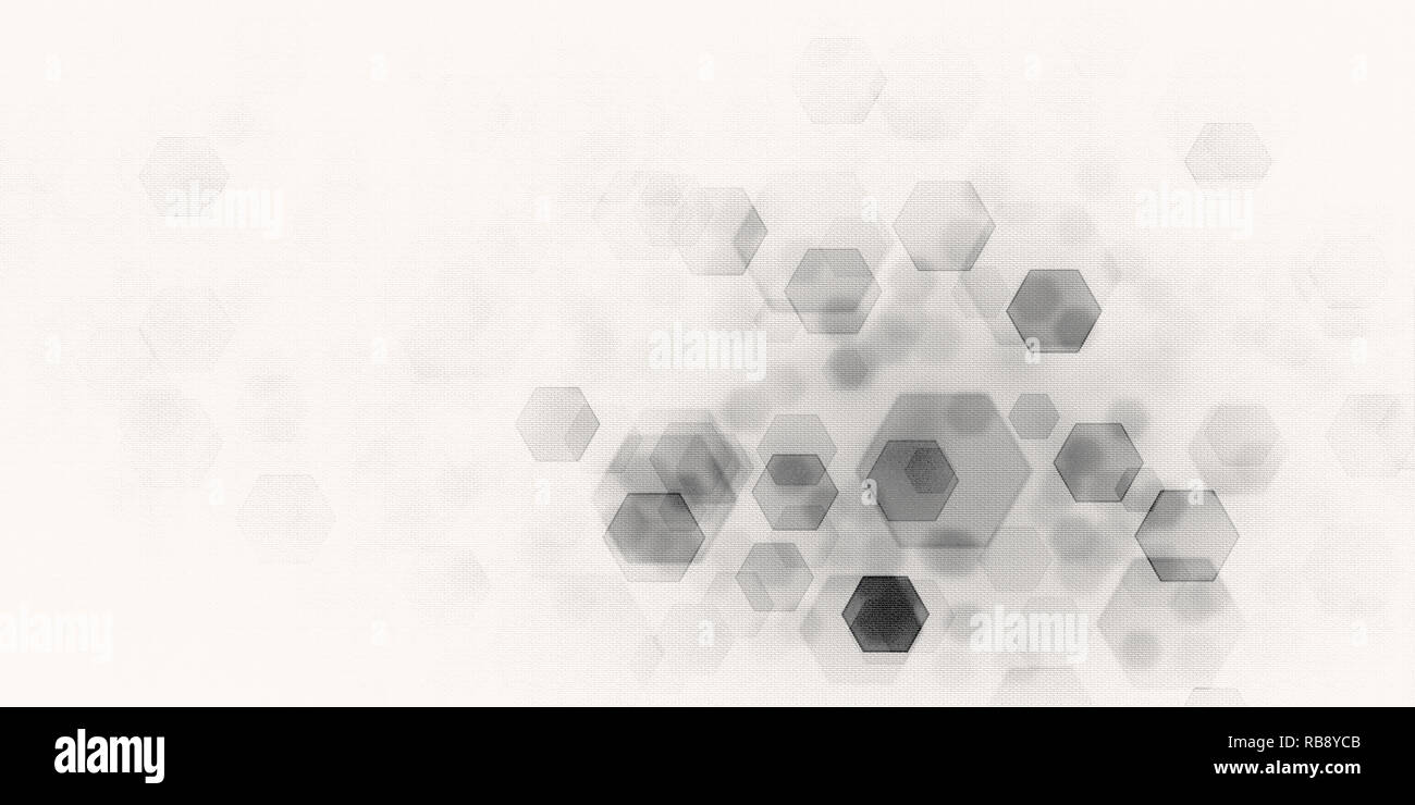 Abstract hexagonal bokeh background Stock Photo - Alamy