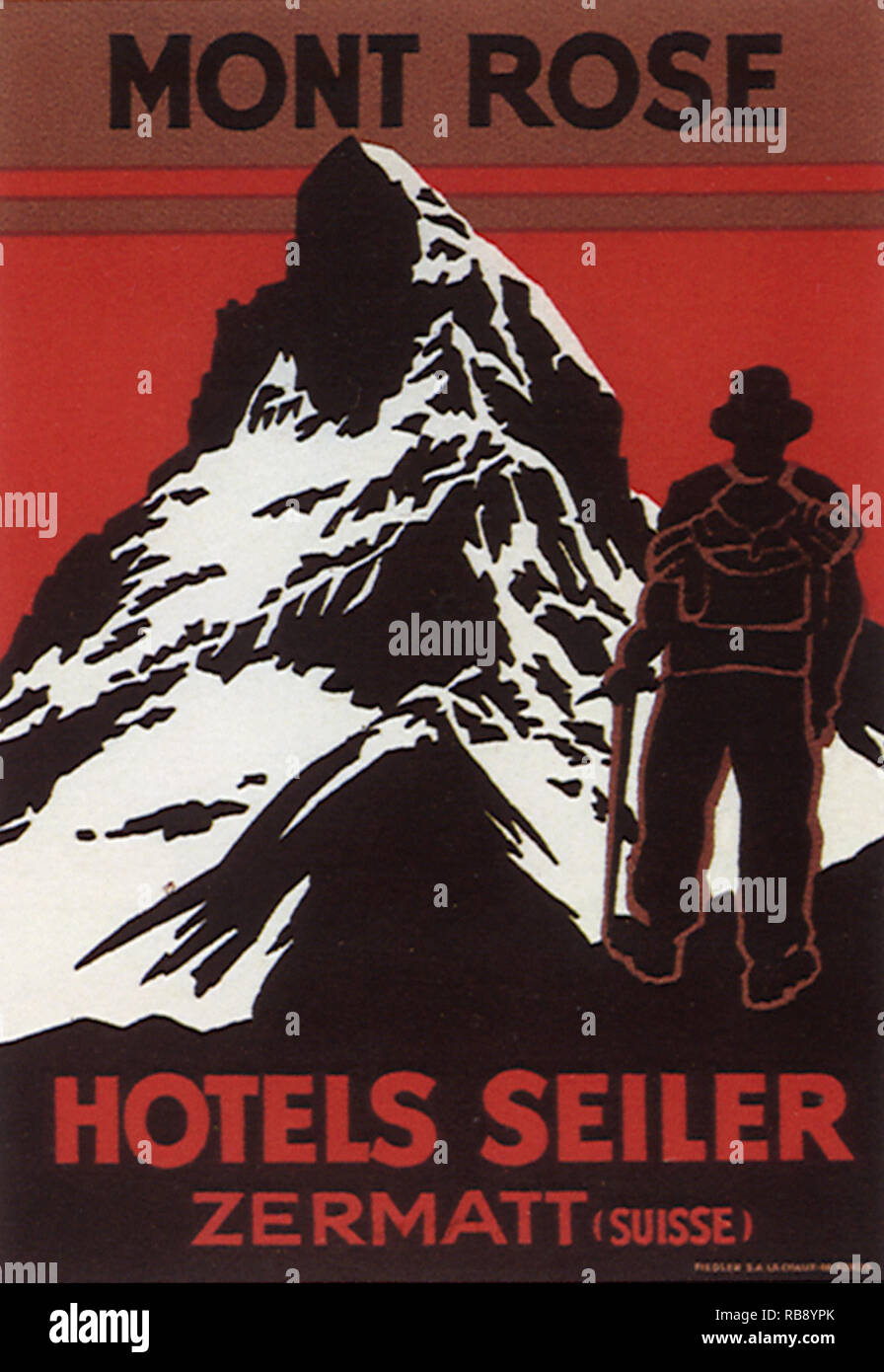 Monte rosa posters hi-res stock photography and images - Alamy