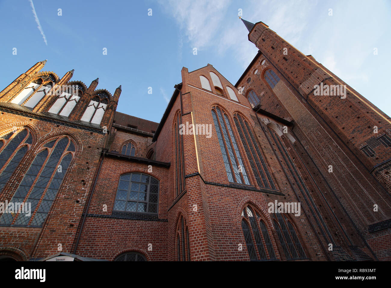 St. Georgen church in Wismar, Germany Stock Photo