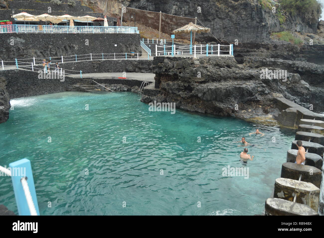 Beautiful Natural Pools Called El Charco Azul In The Town Of San Andres Beautiful Natural Pools Called El Charco Azul In The Town Of San Andres