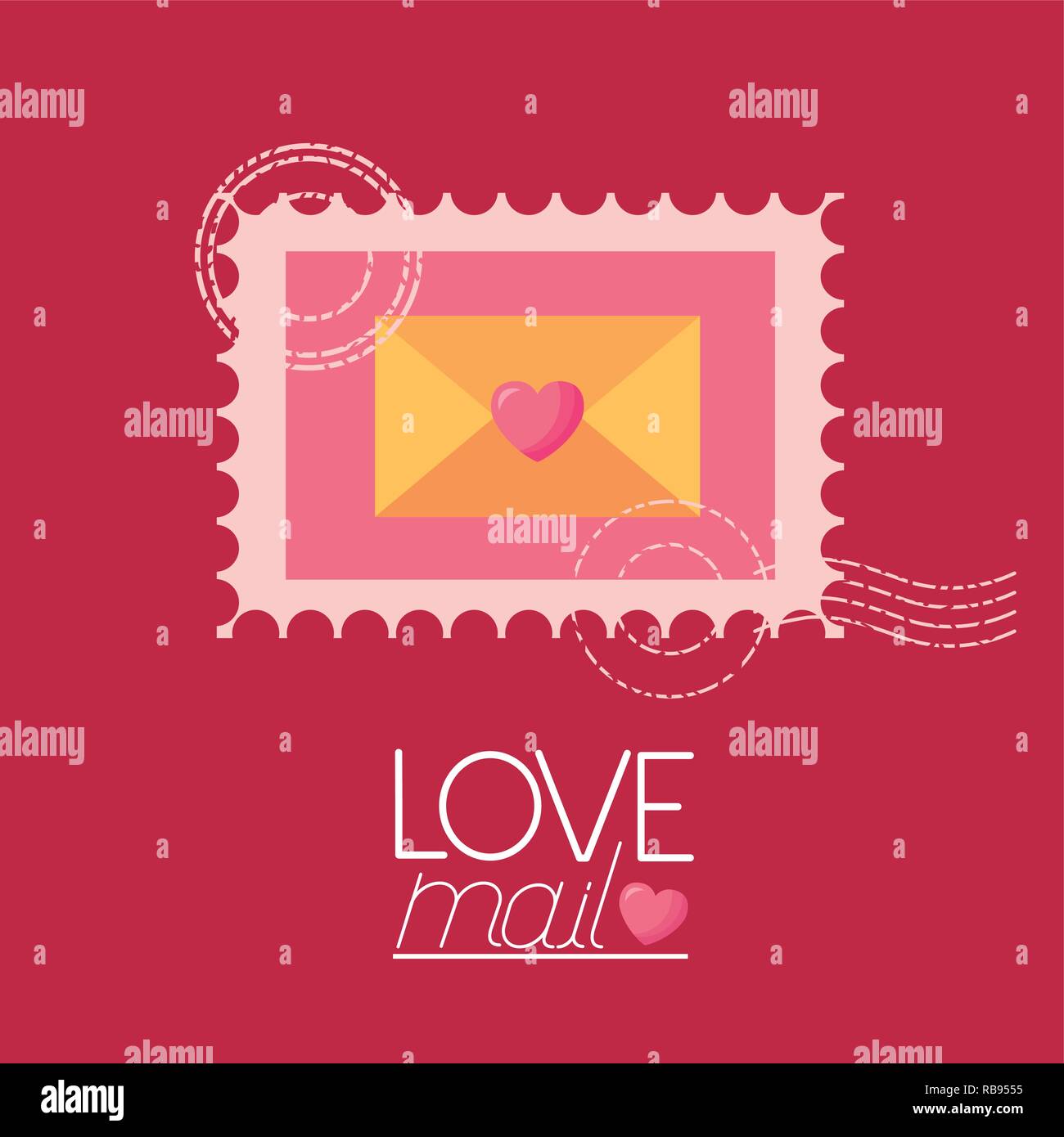 valentine day card Stock Vector