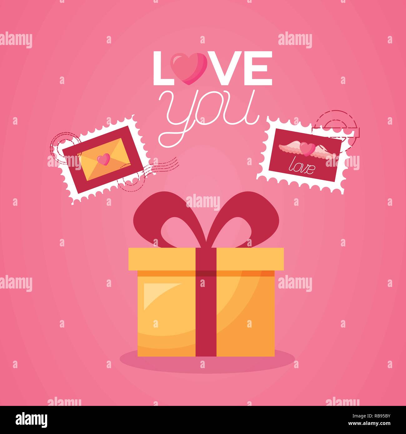 valentine day card Stock Vector Image & Art - Alamy
