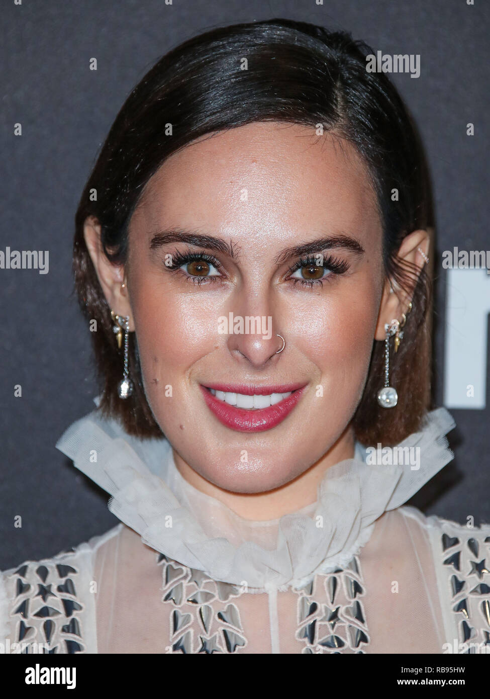 BEVERLY HILLS, LOS ANGELES, CA, USA - JANUARY 06: Actress Rumer Willis