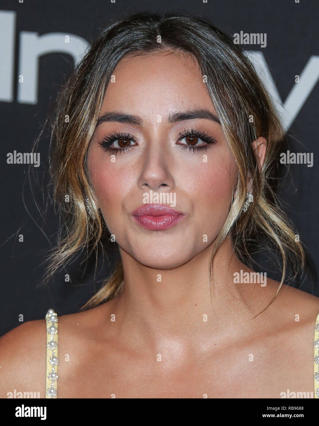 BEVERLY HILLS, LOS ANGELES, CA, USA - JANUARY 06: Actress Chloe Bennet