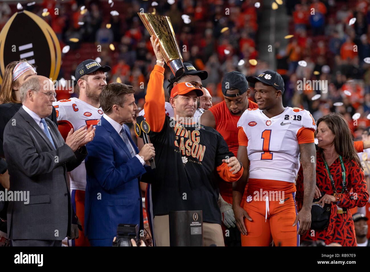 Clemson Head Coach Dabo Swinney Stock Photos Clemson Head