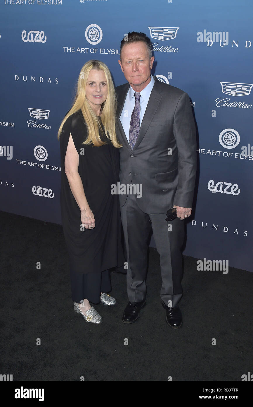 Barbara Patrick and Robert Patrick attending The Art of Elysium's 12th Annual Celebration - Heaven on January 5, 2019 in Los Angeles, California. | usage worldwide Stock Photo