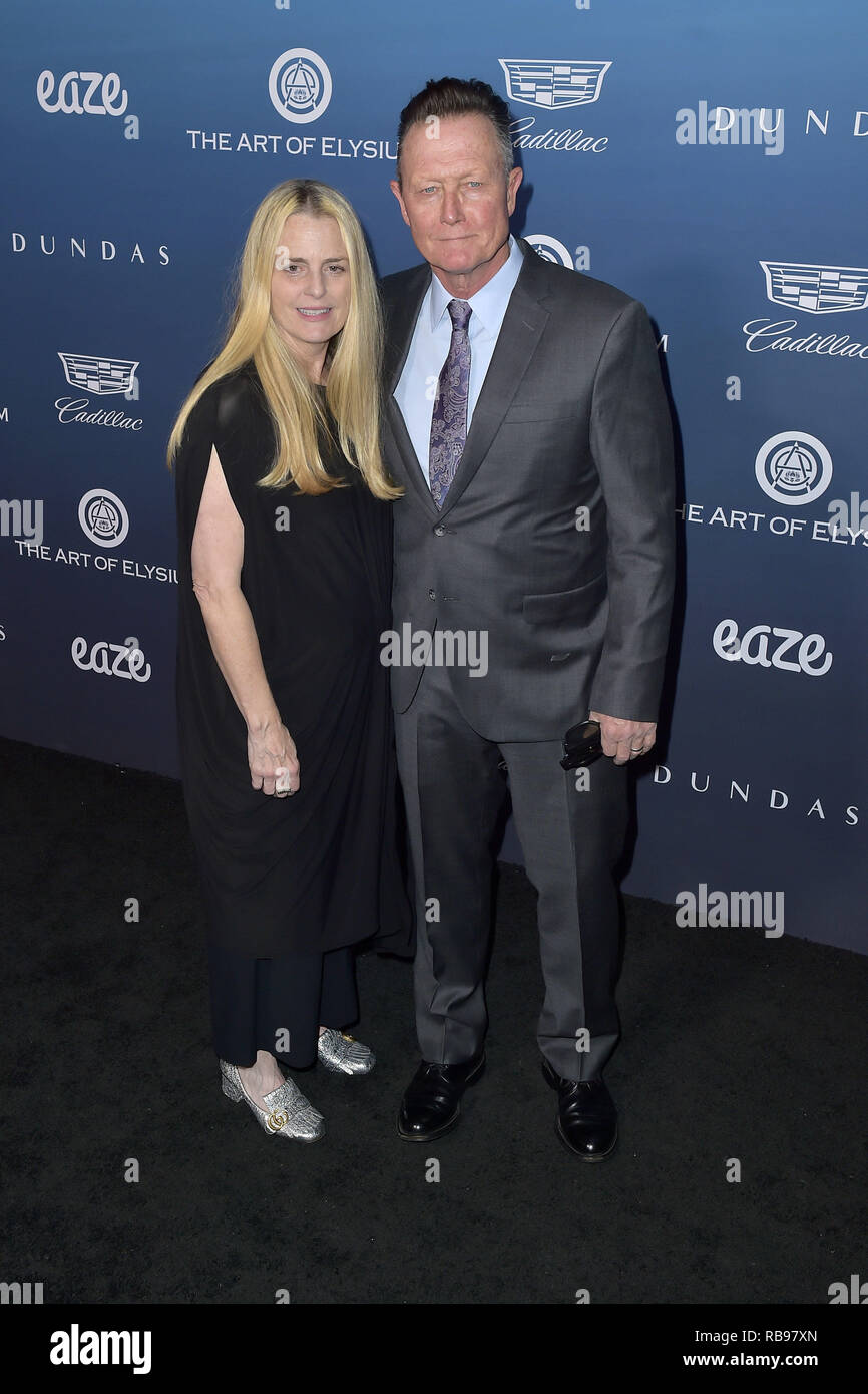 Barbara Patrick and Robert Patrick attending The Art of Elysium's 12th Annual Celebration - Heaven on January 5, 2019 in Los Angeles, California. | usage worldwide Stock Photo