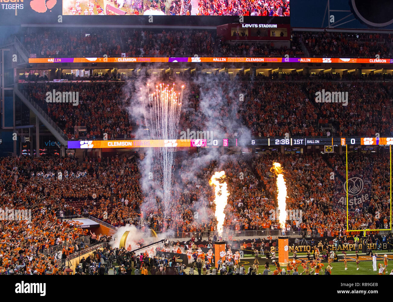 January 07 2019 A General View During Clemson