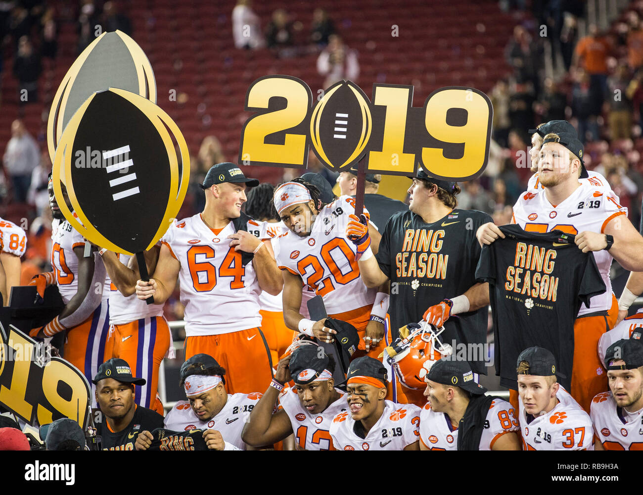 Santa Clara California Usa 07th Jan 2019 Clemson