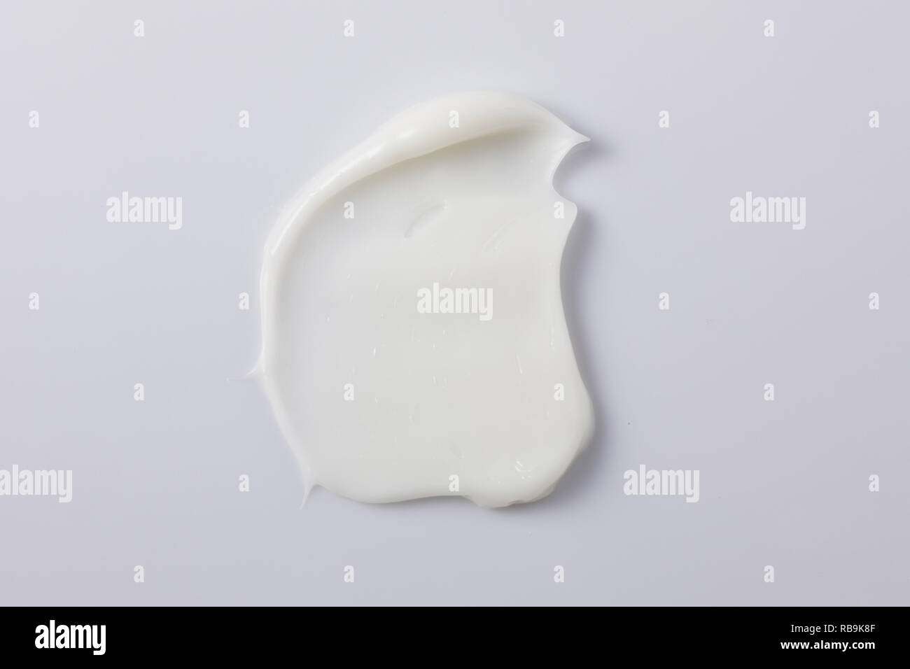 cream texture with white background. lotion texture Stock Photo Alamy