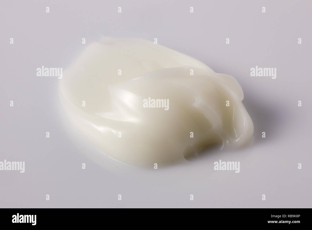 cream texture with white background. lotion texture Stock Photo Alamy