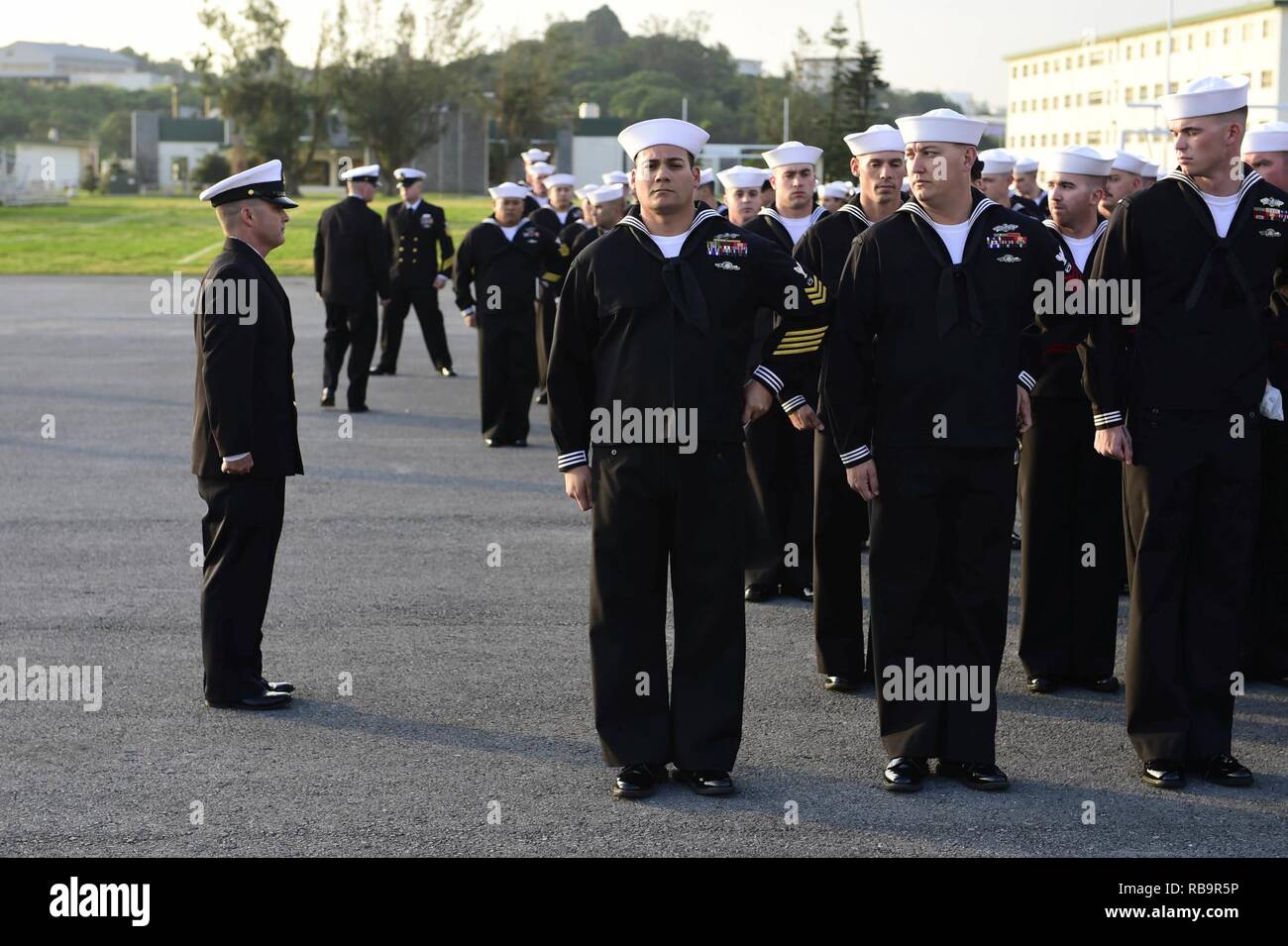 Alfa company uniform inspection hi-res stock photography and images - Alamy