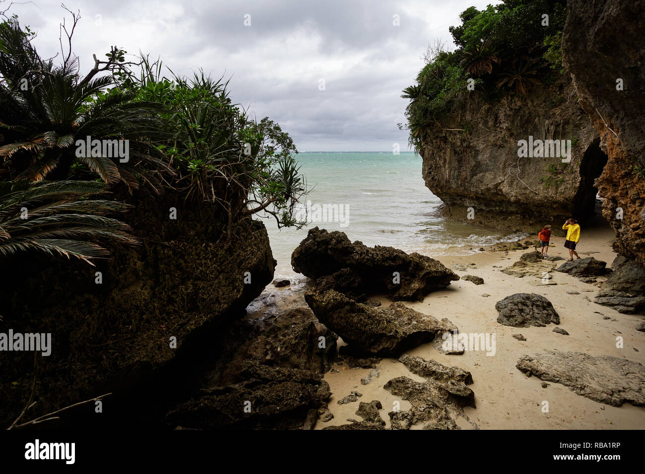 Ibaruma Sabichi Cave, Ishigaki, JApan Stock Photo