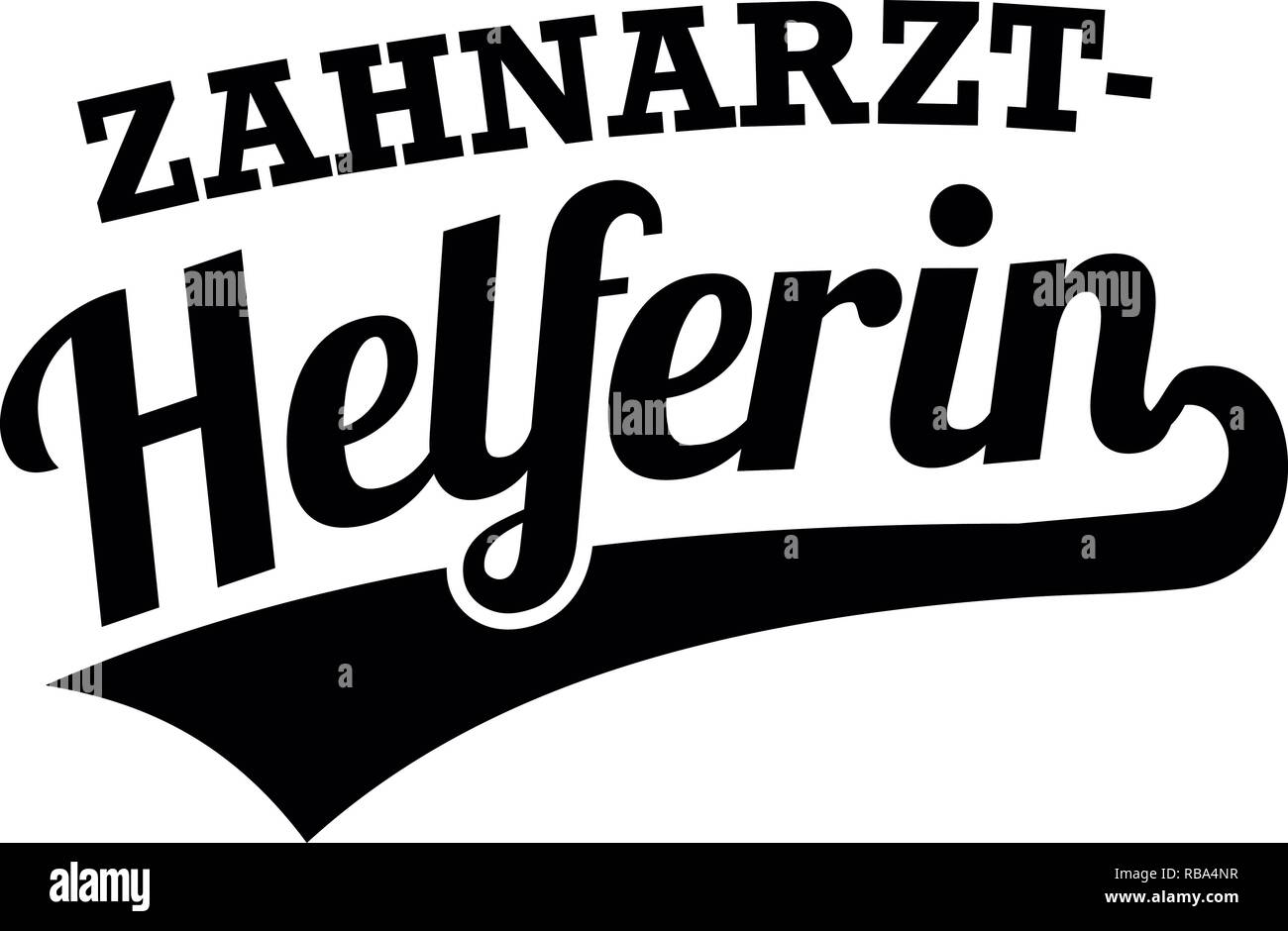 Female dental assistant retro german Stock Photo Alamy