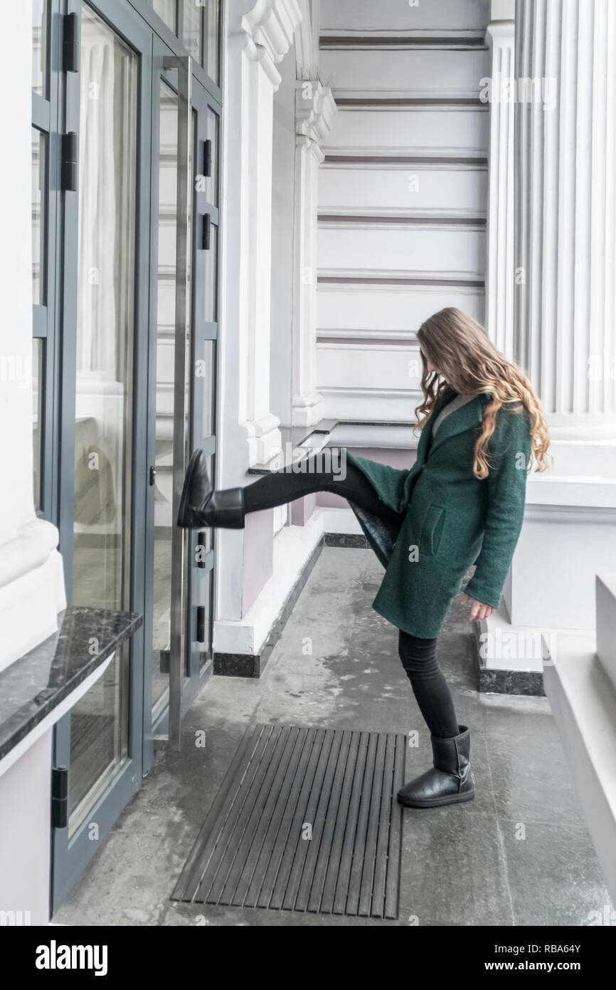 Kick A Door Open Stock Photos Kick A Door Open Stock Images Alamy