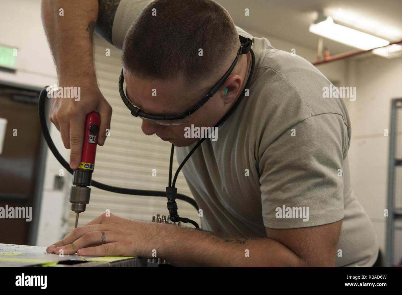 U.S. Air Force Senior Airman Taylor Dufrene, 18th Equipment Maintenance ...