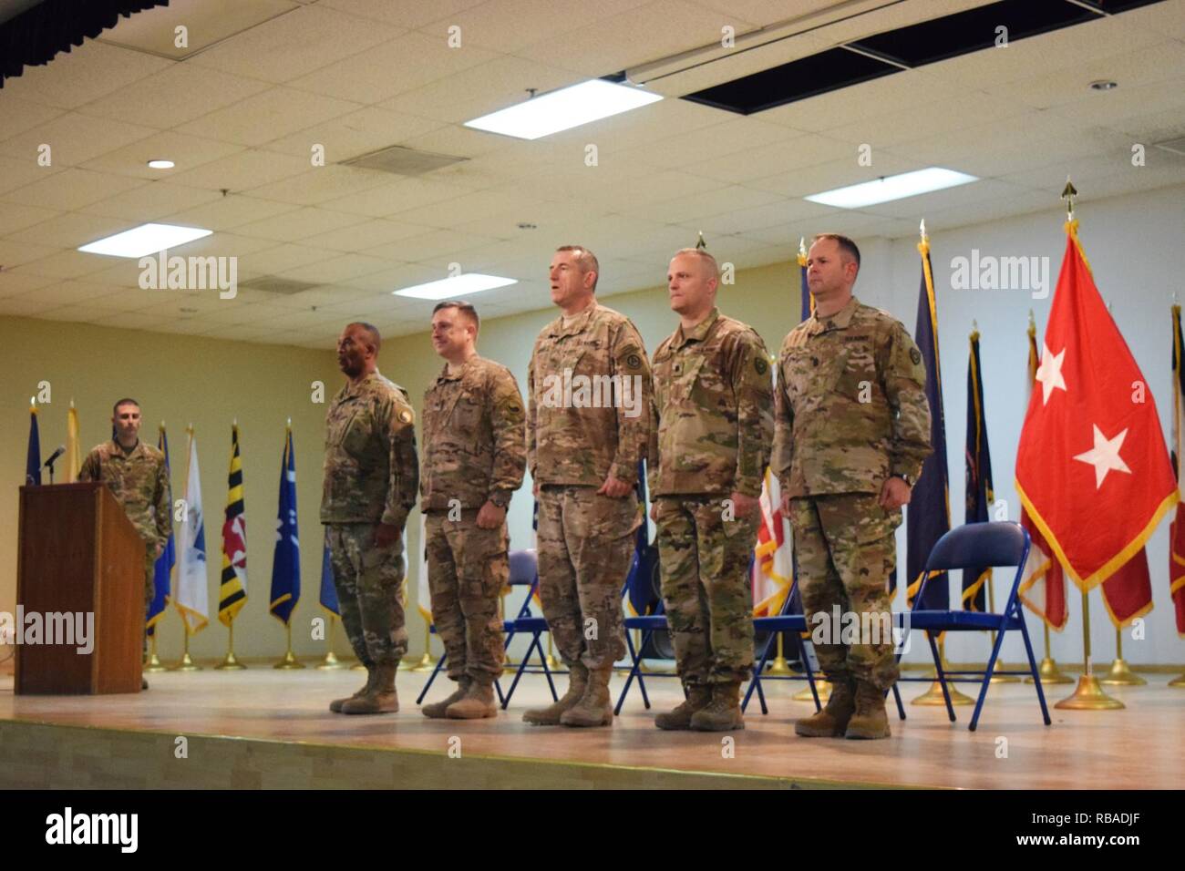 Command Sgt. Maj. Ronald Howell, command sergeant major of the 116th ...