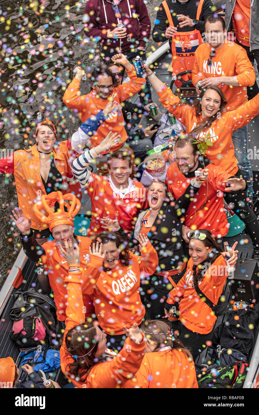 The Netherlands, Amsterdam, Yearly festival to celebrate the birthday of king Willem-Alexander 