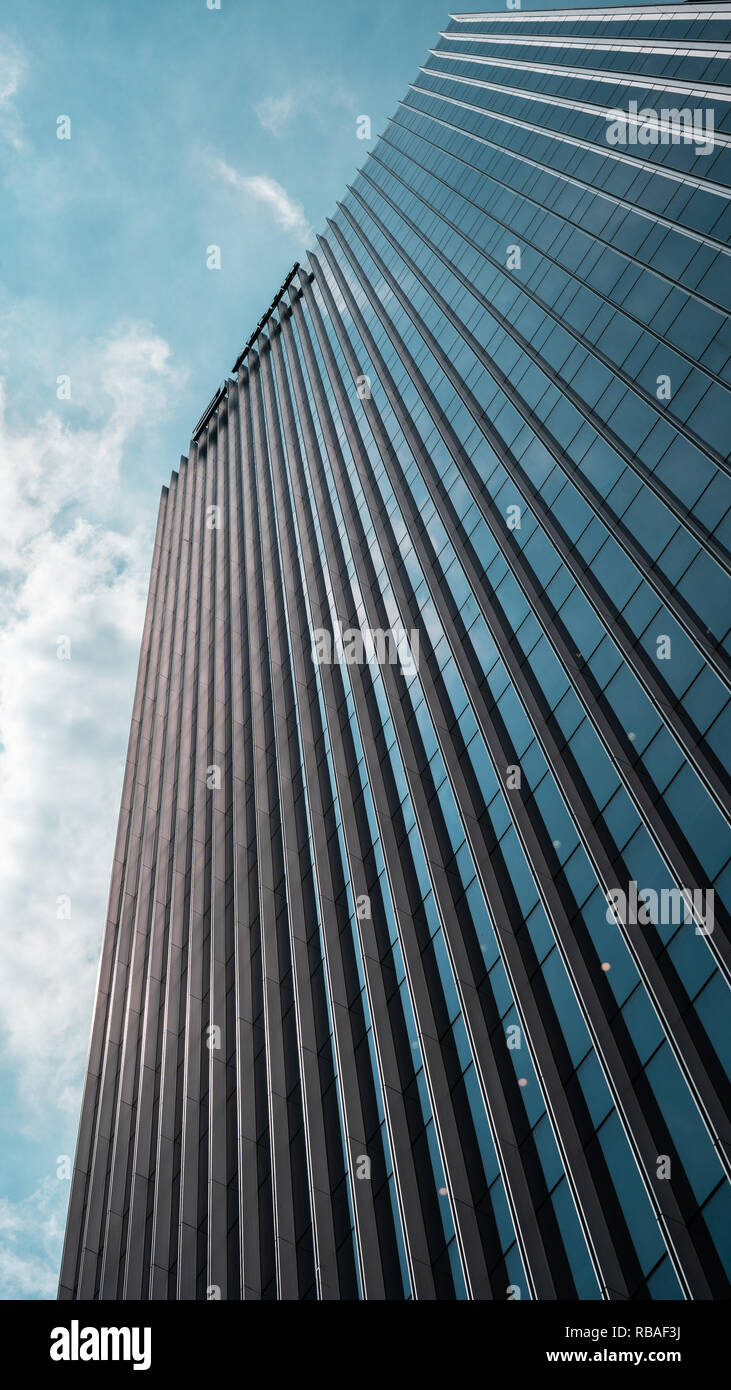 High Rise Curtain Wall Stock Photo