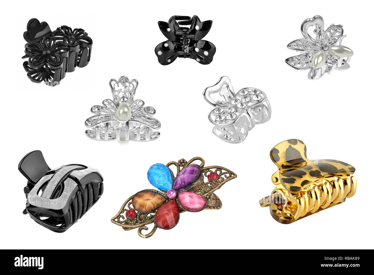Set of eight different types of hair clips, isolated on transparent or white background Stock Photo - Alamy Set of eight different types of hair clips, isolated on transparent or white background Stock Photo - Alamy