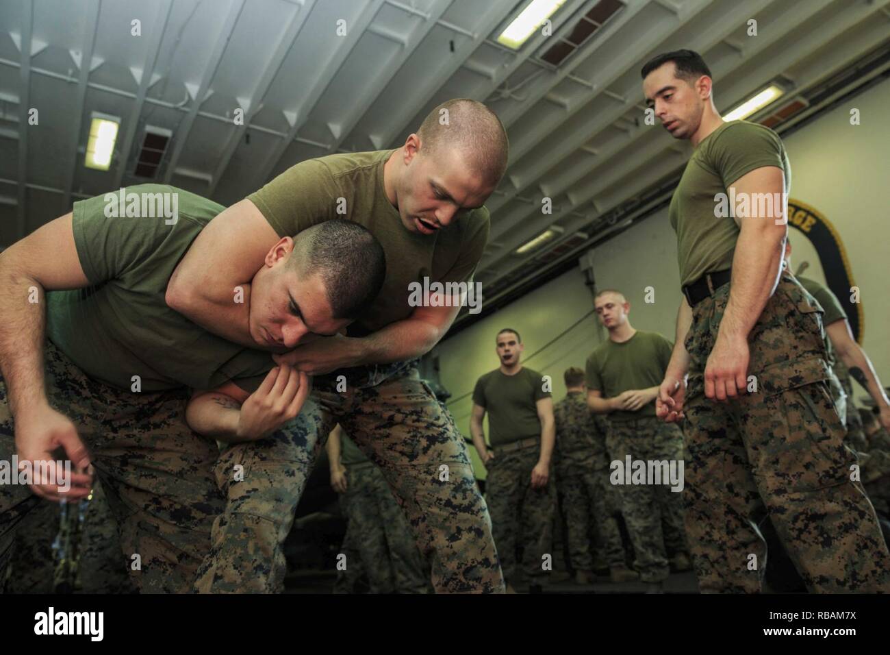 Infantry Marines with 1st Battalion, 2nd Marine Regiment, 22nd Marine ...