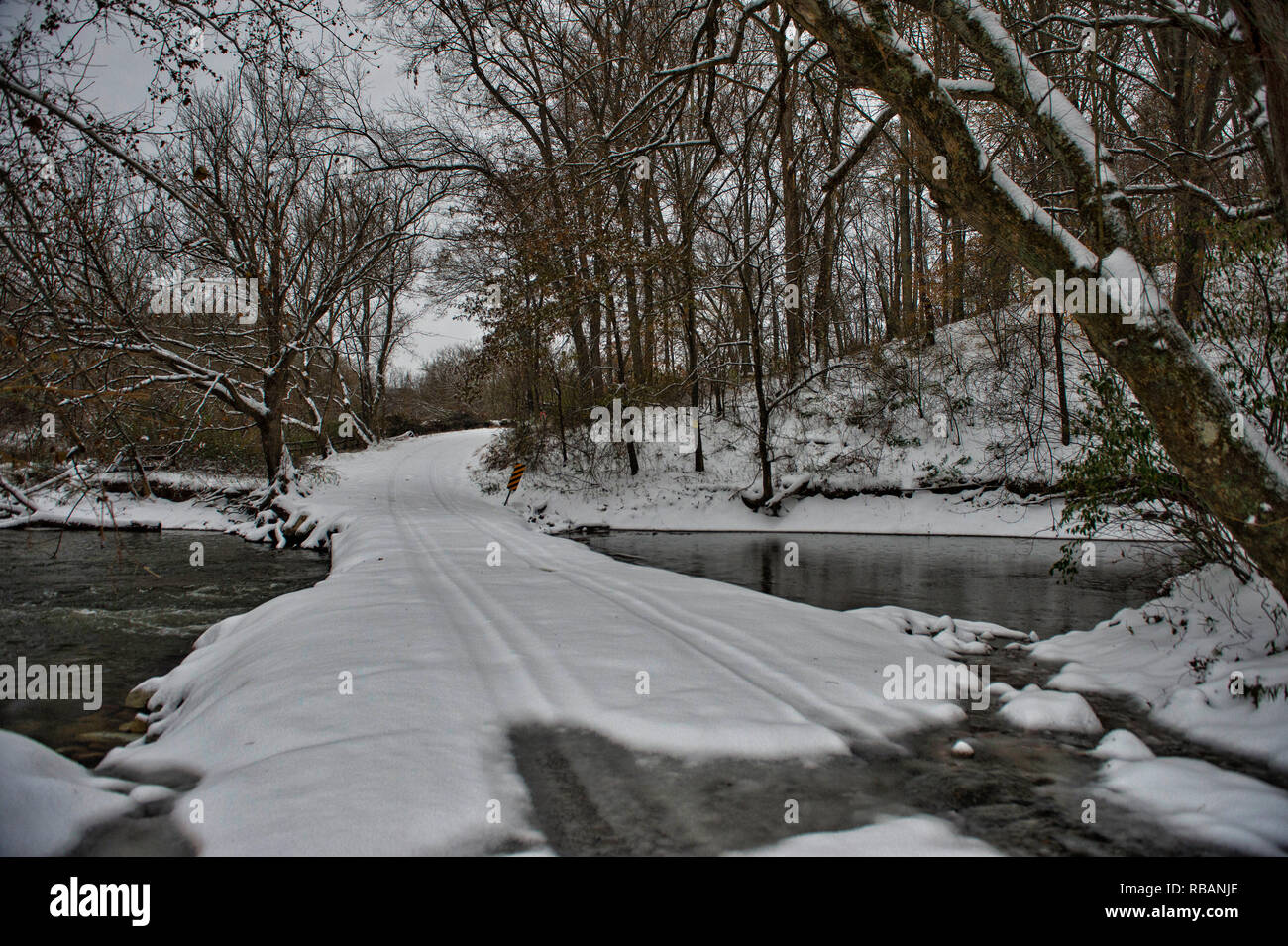 UNITED STATES Nov. 15, 2018 The seasons first winter weather blanketed Beaverdam Bridge in