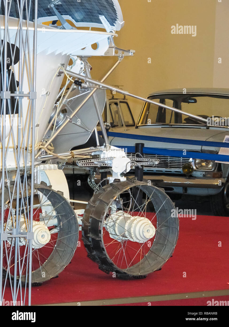 Museum of retro cars, St Petersburg, Russia - December 19, 2018 ...