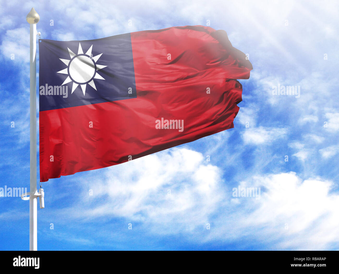 Flag Of Taiwan Stock Photos & Flag Of Taiwan Stock Images Alamy