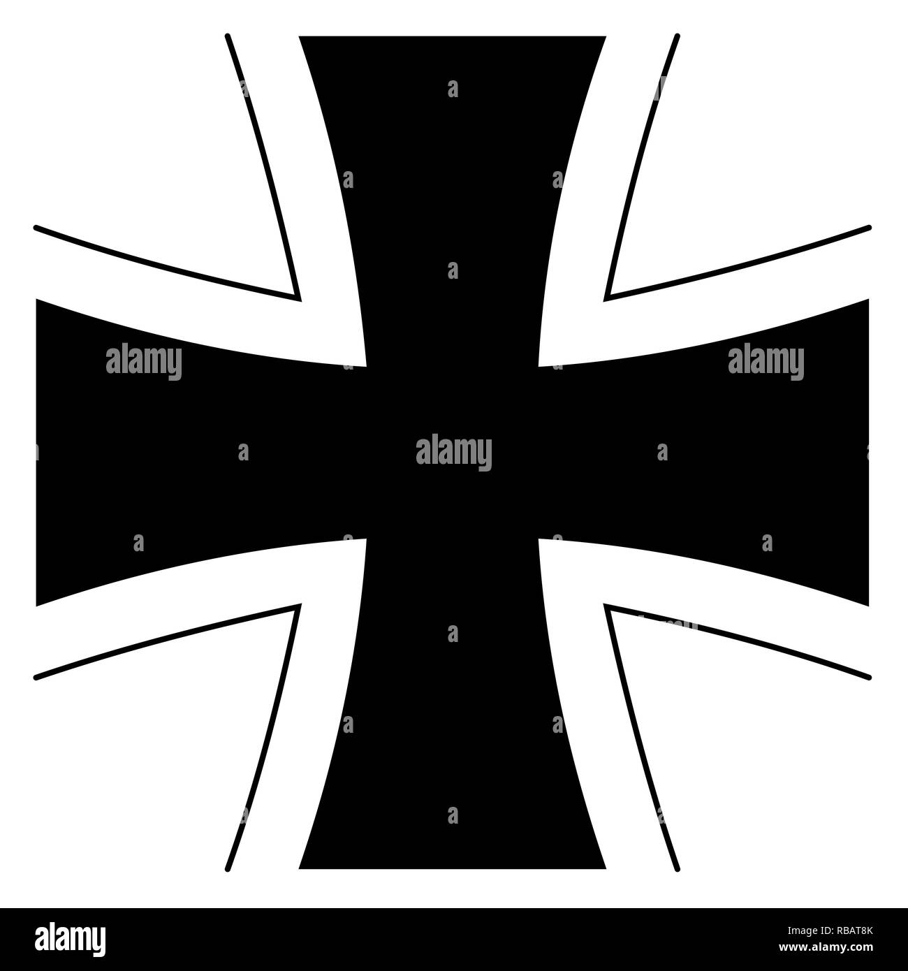 German Air Force roundel cross Germany symbol Stock Photo Alamy