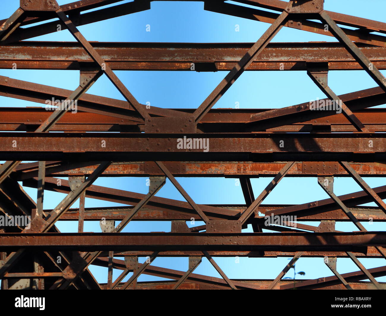 Closeup railway bridge hi-res stock photography and images - Alamy