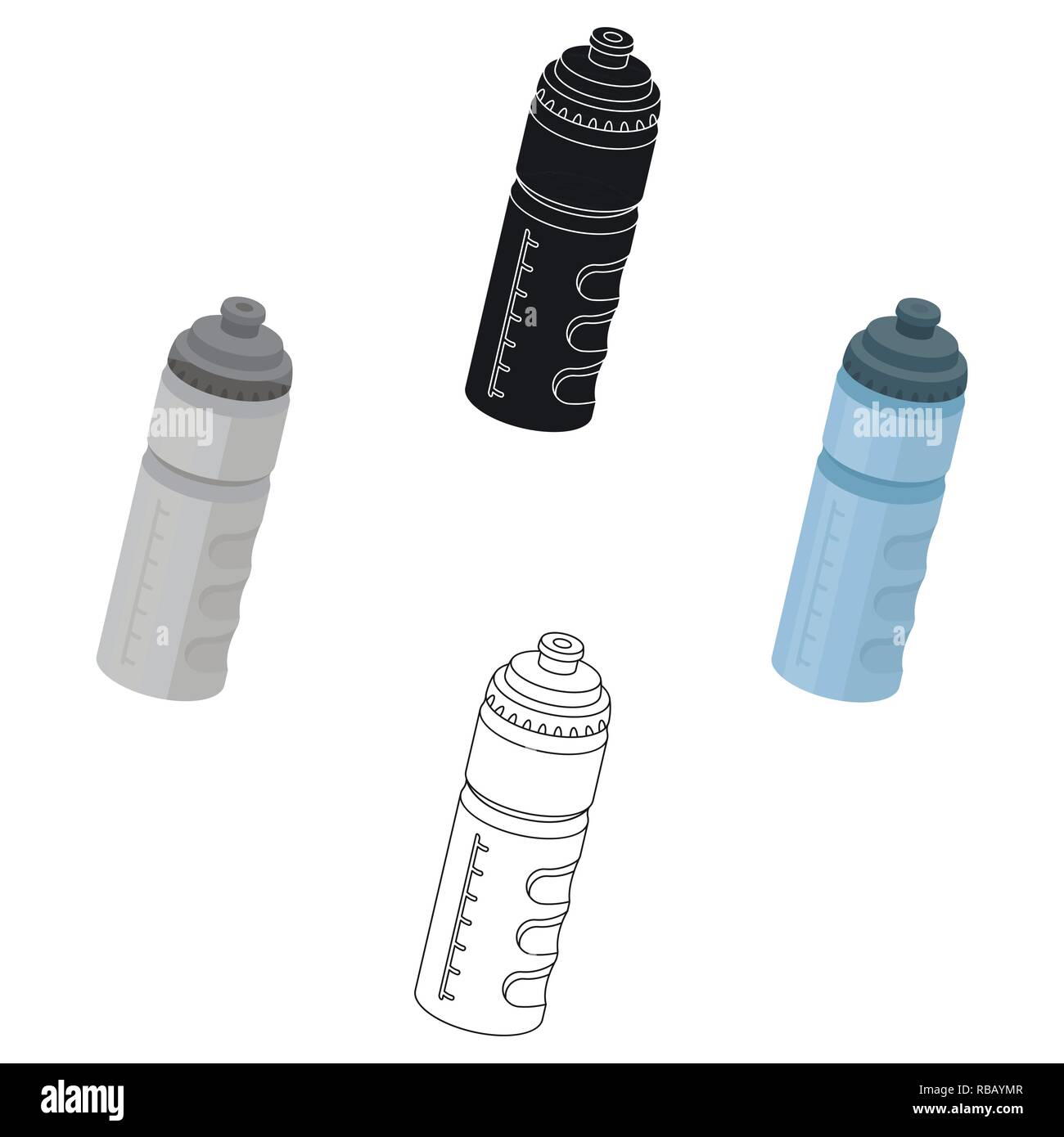 Isolated plastic container for liquid drink Vector Image