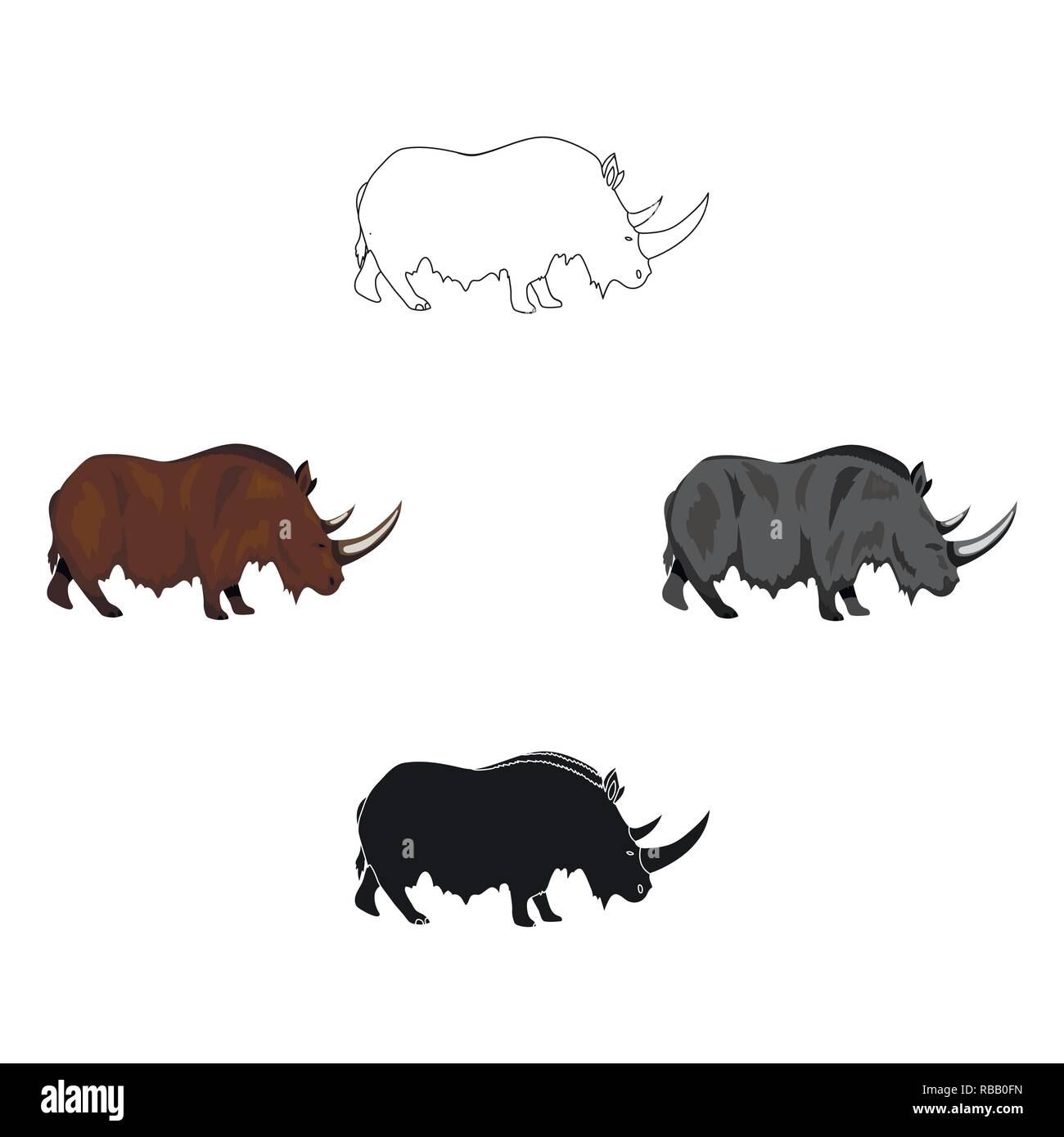 Woolly rhino Stock Vector Images - Alamy Woolly rhino Stock Vector Images - Alamy