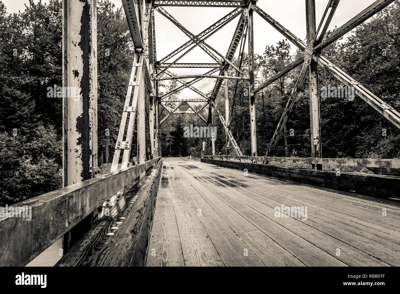 Dyea Bridge Stock Photo