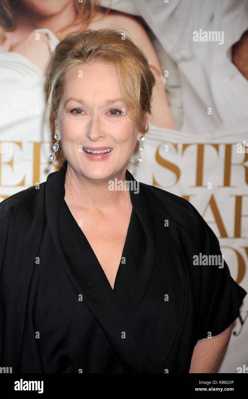 Meryl Streep at the film premiere of 'It's Complicated' at The Paris
