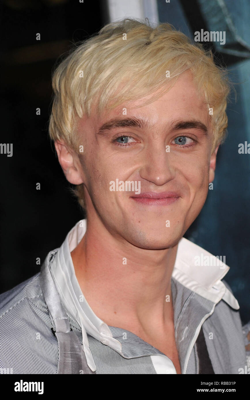 Tom Felton at the 'Harry Potter and the Half-Blood Prince' premiere at Ziegfeld Theatre in New York City. July 9, 2009. Credit: Dennis Van Tine/MediaPunch Stock Photo