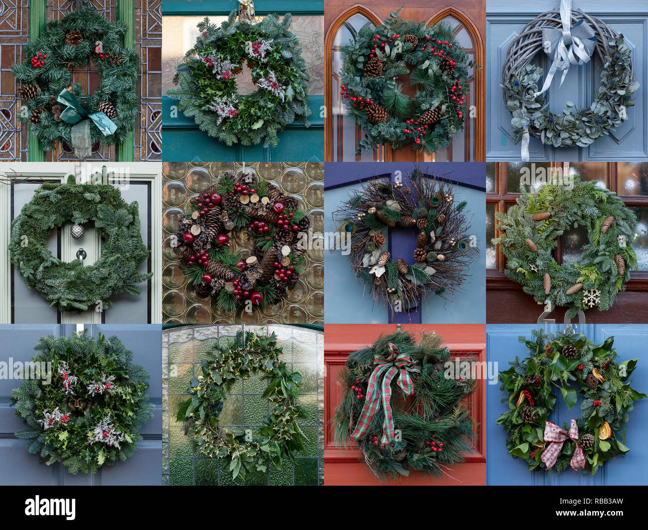 Doors with wreaths hires stock photography and images Alamy